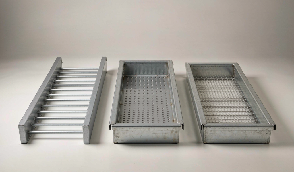 Comparison of ladder, perforated and wire mesh cable trays